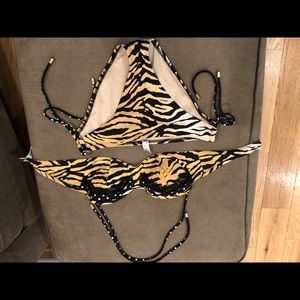 Animal print bikini